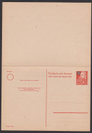 DDR 20 Auf 30 Pf. Doppel-GA  (Mi.Nr. P43) Ungebraucht Friedrich Engels - Postales - Usados