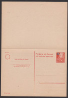 DDR 20 Auf 30 Pf. Doppel-GA  (Mi.Nr. P43) Ungebraucht Friedrich Engels - Postkarten - Gebraucht