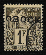 OBOCK : 1892 . N°20 (YVERT) . OBL . TB - Usados