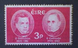 Ireland (Éire), Scott #182, Used (o), 1962, Gaelic Scholars Set (O'Donovan And O'Curry), 3d, Crimson - Used Stamps