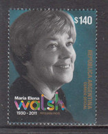 2021 Argentina Walsh Music Literature Complete Set Of 1 MNH - Ungebraucht