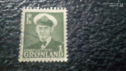 GRÖNLAND--1950-       1ÖRE        KİNG FREDERİK            IX. USED - Usados