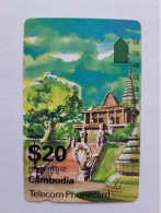CAMBODGE TEMPLE 20$ UT - Cambodja