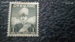 GRÖNLAND--1938-       1ÖRE        KİNG   C HRİSTİAN  X.     . USED - Used Stamps