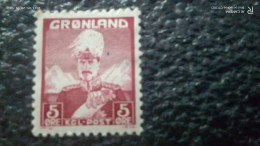 GRÖNLAND--1938-       1ÖRE        KİNG   C HRİSTİAN  X.     . UNUSED - Used Stamps