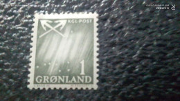 GRÖNLAND--1963       1ÖRE            . UNUSED - Gebruikt