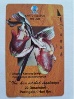 INDONESIE ORCHIDEE ORCHIDS PAPHIOPEDILUM CHAMBERLAINIANUM 100U UT - Flores