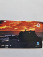 INDONESIE TEMPLE BALI PURA TANAH LOT SUNSET 75U UT - Kultur