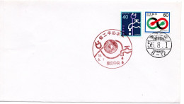 66387 - Japan - 1981 - ¥40 & ¥60 Energiesparen A FDC TOKYO CHUO - Electricité