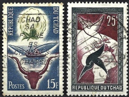 Chad 1959 - Mi 62/63 - YT 60/61 ( Anniversary Of Republic ) - Tchad (1960-...)