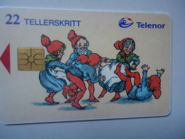 NORWAY USED CARDS COMICS  CHRISTMAS - Norway