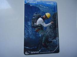 NORWAY  USED CARDS  SPORTS EXTRIM  CLIMING - Norway