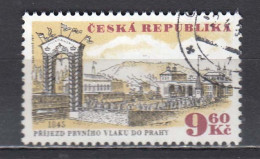 Czech Rep. 1995 - Trains: 150 Years Of Railway Connection Olomuz-Prague, Mi-Nr. 82, Used - Usados