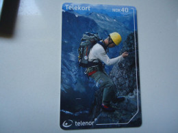 NORWAY  USED CARDS  SPORTS EXTRIM CLIMING - Norway