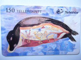 NORWAY USED CARDS ANCIENT ART  FISHES   UNITS   150 - Norway