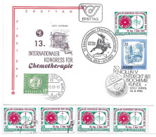 1063m: Österreich 1983, Chemotherapie, Penicillin, FDC Plus 4 **/o Marken - Pharmacy