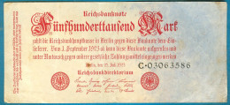 500000 Mark 25.7.1923 Serie C - 500.000 Mark
