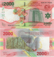 CENTRAL AFRICAN STATES       2000 Francs       P-W702       2020 (2022)        UNC - Stati Centrafricani