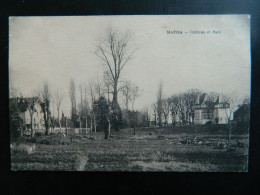 MATHA                      CHATEAU ET PARC - Matha