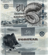 FAEROE IS.       50 Krónur       P-29       (20)11       UNC - Faroe Islands