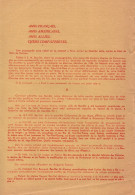 TRACT GUERRE INDOCHINE PAIX VIET-NAM PROPAGANDE BAO DAI VIETNAMIENS NATIONALISTES DEMOCRATES INDOCHINA PROPAGANDA - Documents