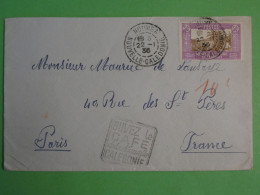 BT5 NOUVELLE CALEDONIE BELLE LETTRE  1935 NOUMEA A PARIS FRANCE+ + AFF. INTERESSANT++++ - Lettres & Documents