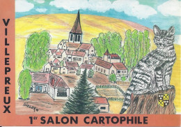 CPM Villepreux 1er Salon Cartophile  Illustrateur Jean Claude Sizler - Villepreux