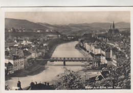 C8826) STEYR An Der Enns Vom Tabor - Brücke Häuser Berge ALT 1937 - Steyr