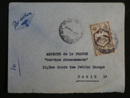 BT5  AEF  BELLE LETTRE  1941  PAR AVION A PARIS FRANCE+ AFF. INTERESSANT++++ - Cartas & Documentos