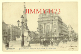 CPA - BRUXELLES - Boulevard Du Nord Vu De La Place De Brouckère ( Bien Animée ) Edit. M. M. Br - Avenues, Boulevards