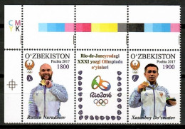 Uzbekistan 2017 / Olympic Games Rio De Janeiro Winners MNH Juegos Olímpicos Medallistas Olympische Spiele / Cu15230 40-4 - Estate 2016: Rio De Janeiro