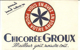 Chicorée Groux- Buvard- - Café & Thé