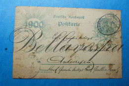 Hamburg Train Bahnpost Bahnhof Cachet 1900 Lübeckerstrasse 49  à Cafe John Recourdon - Trenes