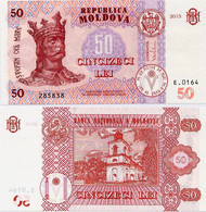 MOLDOVA       50 Lei         P-24       2015       UNC - Moldavie