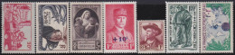France  .  Y&T   .     7 Timbres    .    **     .    Neuf Avec Gomme Et SANS Charnière - Unused Stamps