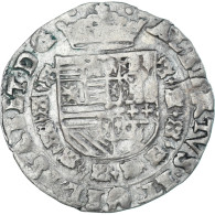 Monnaie, Pays-Bas Espagnols, Albert & Isabelle, 1/4 Réal, 1604, Bruges, TTB - Países Bajos Españoles