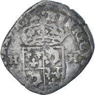 Monnaie, France, Henri IV, Douzain Du Dauphiné Aux 2 H, 1594, Grenoble, TB+ - 1589-1610 Heinrich IV.