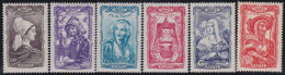 France  .  Y&T   .    593/598     .    **     .    Neuf Avec Gomme Et SANS Charnière - Unused Stamps
