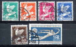 SUISSE  /SERIE CONFERENCE DU DESARMEMENT 1932 N° 254 à 259 - Used Stamps