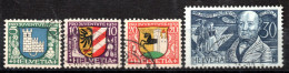 SUISSE / SERIE PROJUVENTE 1930 N° 246 à 249 - Oblitérés