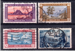 SUISSE / SERIE PROJUVENTE 1929 N° 235 à 239 - Used Stamps