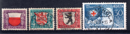 SUISSE / SERIE PROJUVENTE 1928 N° 231 à 234 - Oblitérés