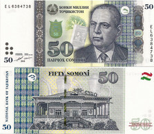 TAJIKISTAN       50 Somoni       P-26[c]       2018       UNC - Tayikistán