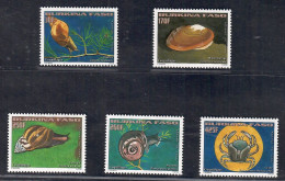 Burkina Faso 2000 Molluscs And Crustaceans  6v MNH - Burkina Faso (1984-...)