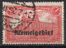 MEMEL  Timbre-Poste N°13 Oblitéré TB Cote : 2.00€ - Used Stamps