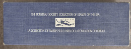FDC Fauna- The Cousteau Society Of Stamps Of The Sea Met 130 Eerstedagkaarten In Speciale Box, Zm - Altri & Non Classificati