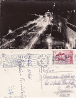 Nice. La Nuit.  Viaggiata 1954 - Nice La Nuit