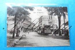 Tunis Rue Al-Djazira Tramway 17 Tram Edit E.C. N°327 - Strassenbahnen