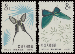 ** N° 689/98 And 726/35 (Mi.) 1963 - Butterflies Complete, Vf (Mi. €600) - Other & Unclassified