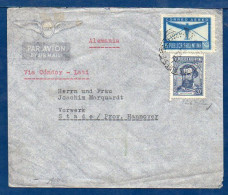 Argentina To Germany, 1940, Via Condor-LATI, Double Rate, Frankfurt Censor Tape (094) - Covers & Documents